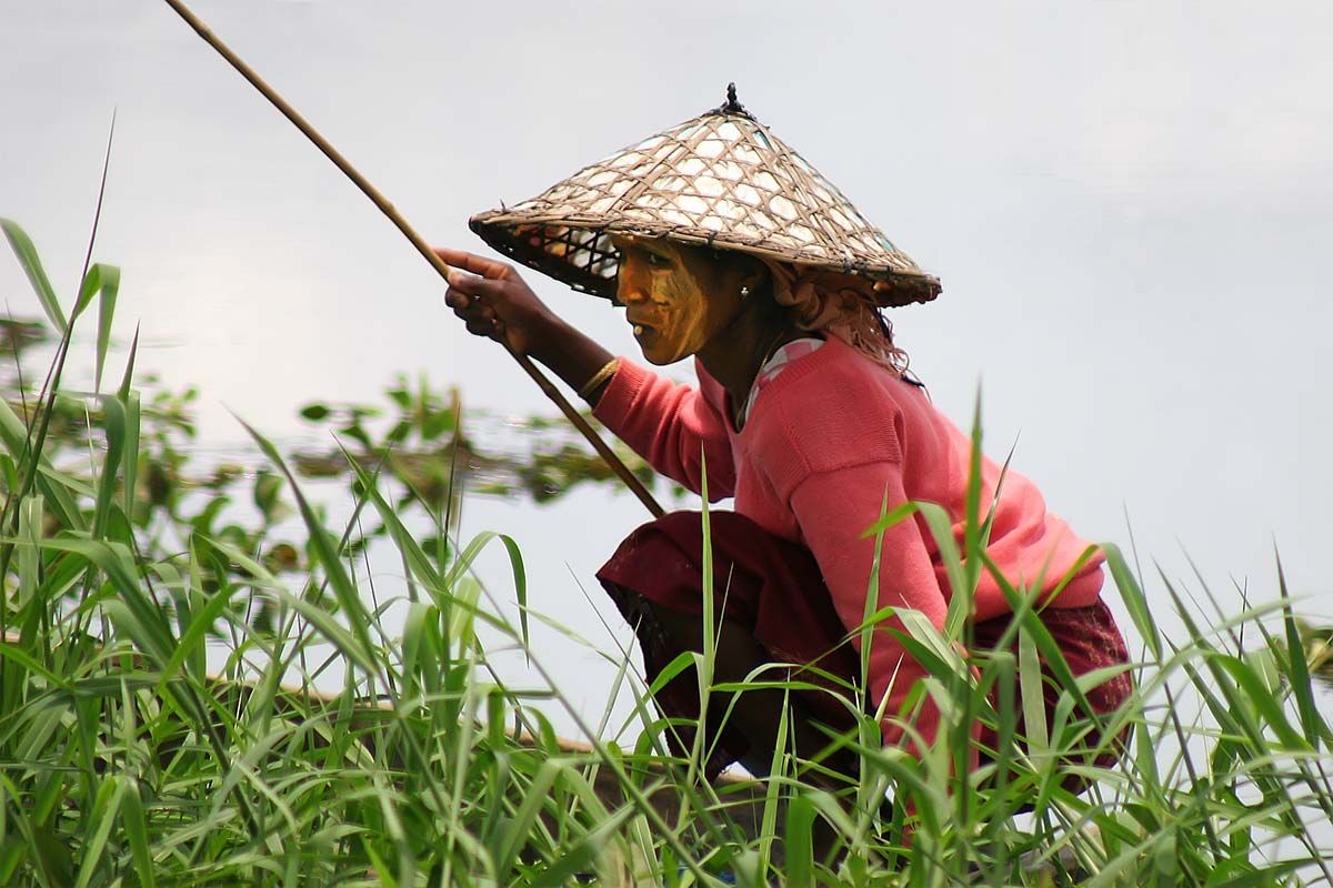 woman-imphal-lake-loktak-india-fishing