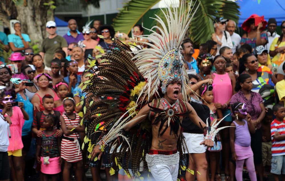 The annual carnival in Seychelles