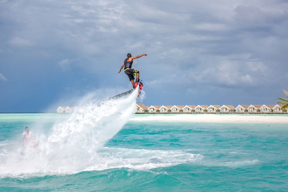 Flyboard in the Maldives
