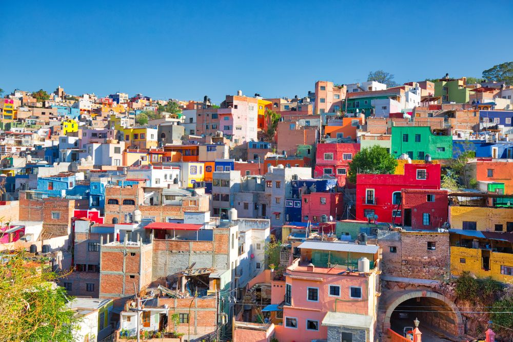 The colorful streets of Guanajuato