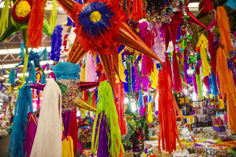 The vibrant colors of Mexican markets