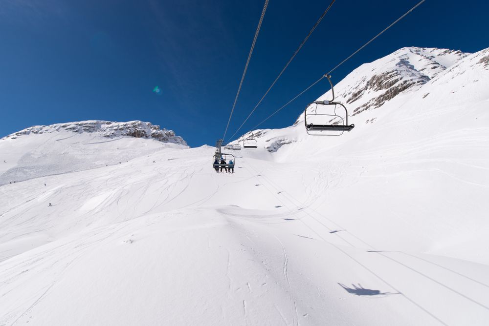 One of Slovenia's ski resorts