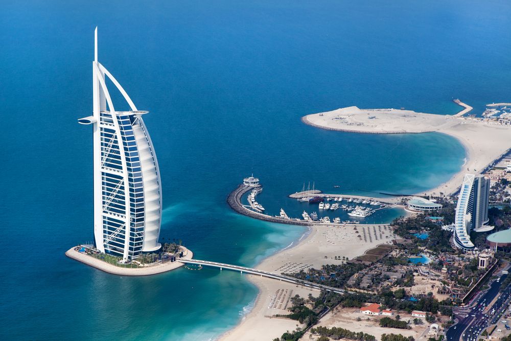 Beaches in Dubai. UAE