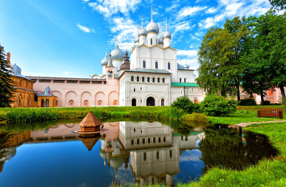 Picturesque view of Rostov Kremlin