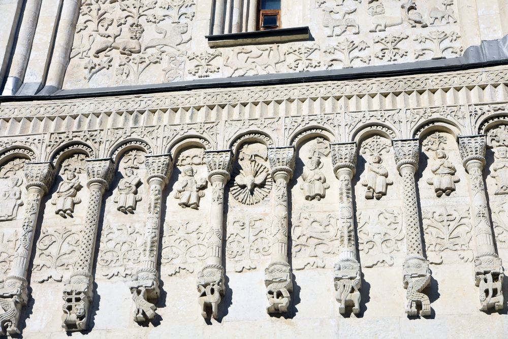 Incredible stone carving on Dmitrievsky Cathedral
