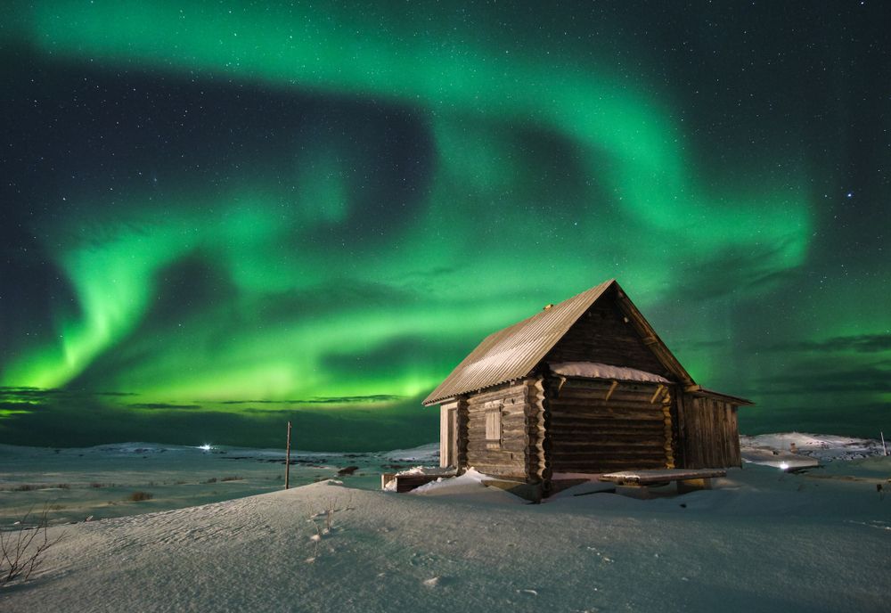 The Kola Peninsula is one of the places where you can see the northern lights